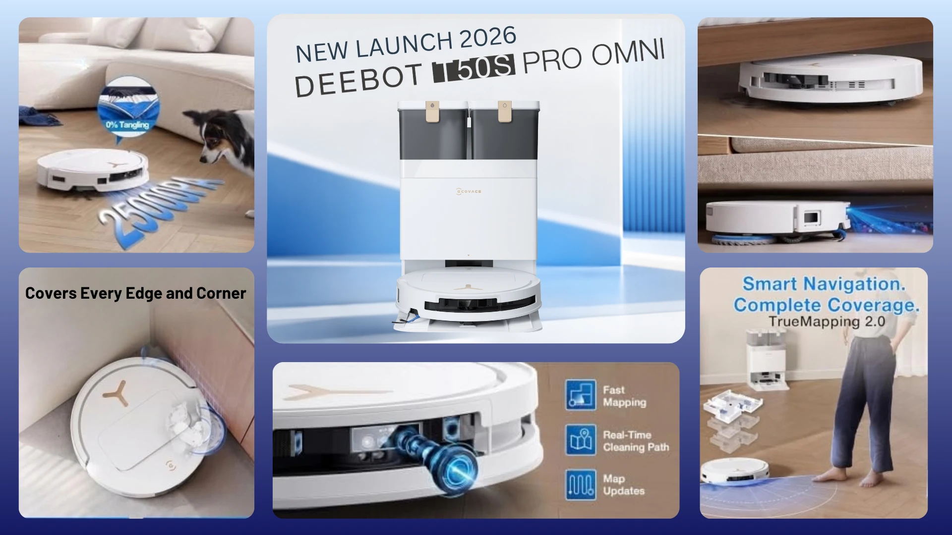DEEBOT T50S PRO OMNI Showcase - 2026 New Launch